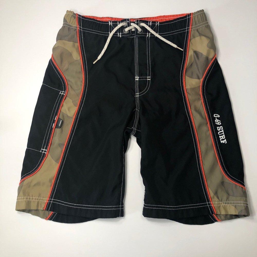 Gap Boys Black and Camouflage Board Shorts